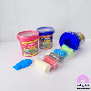 خمیر 5 رنگ لیوانی آرت لاین